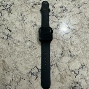 Black Series 8 Apple Watch.  Gently used.  Comes with charging post.